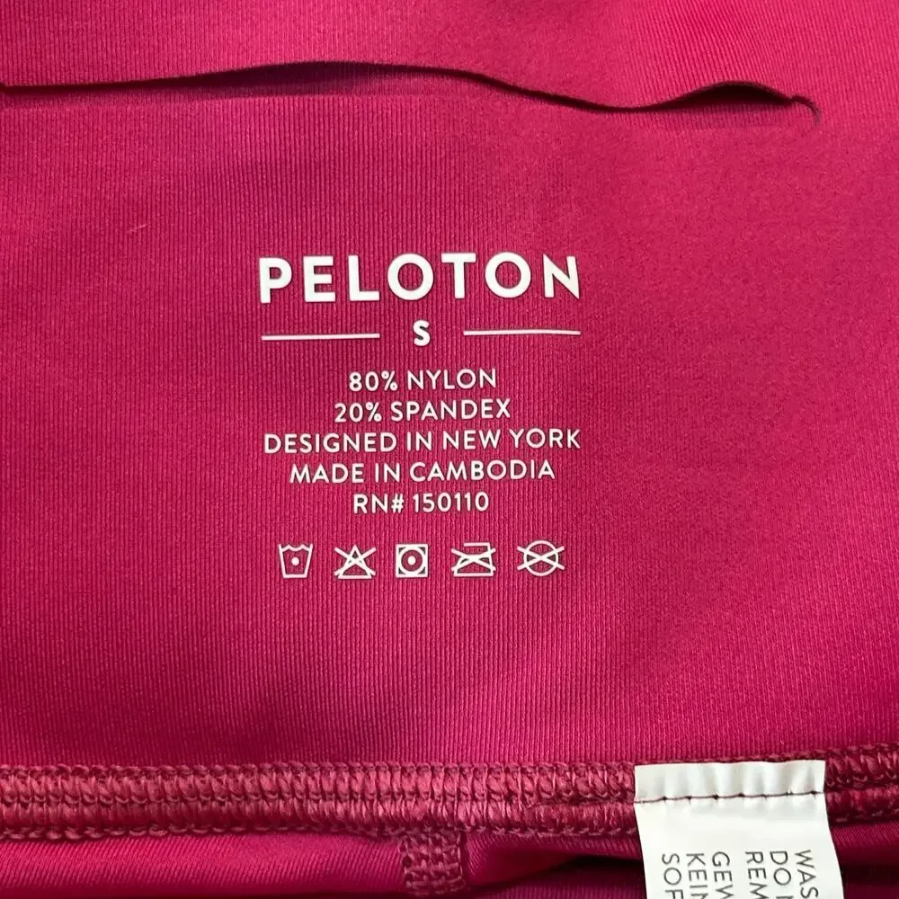 New Peloton Move Tulip Hem Legging sz S Pink Peloton Leggings